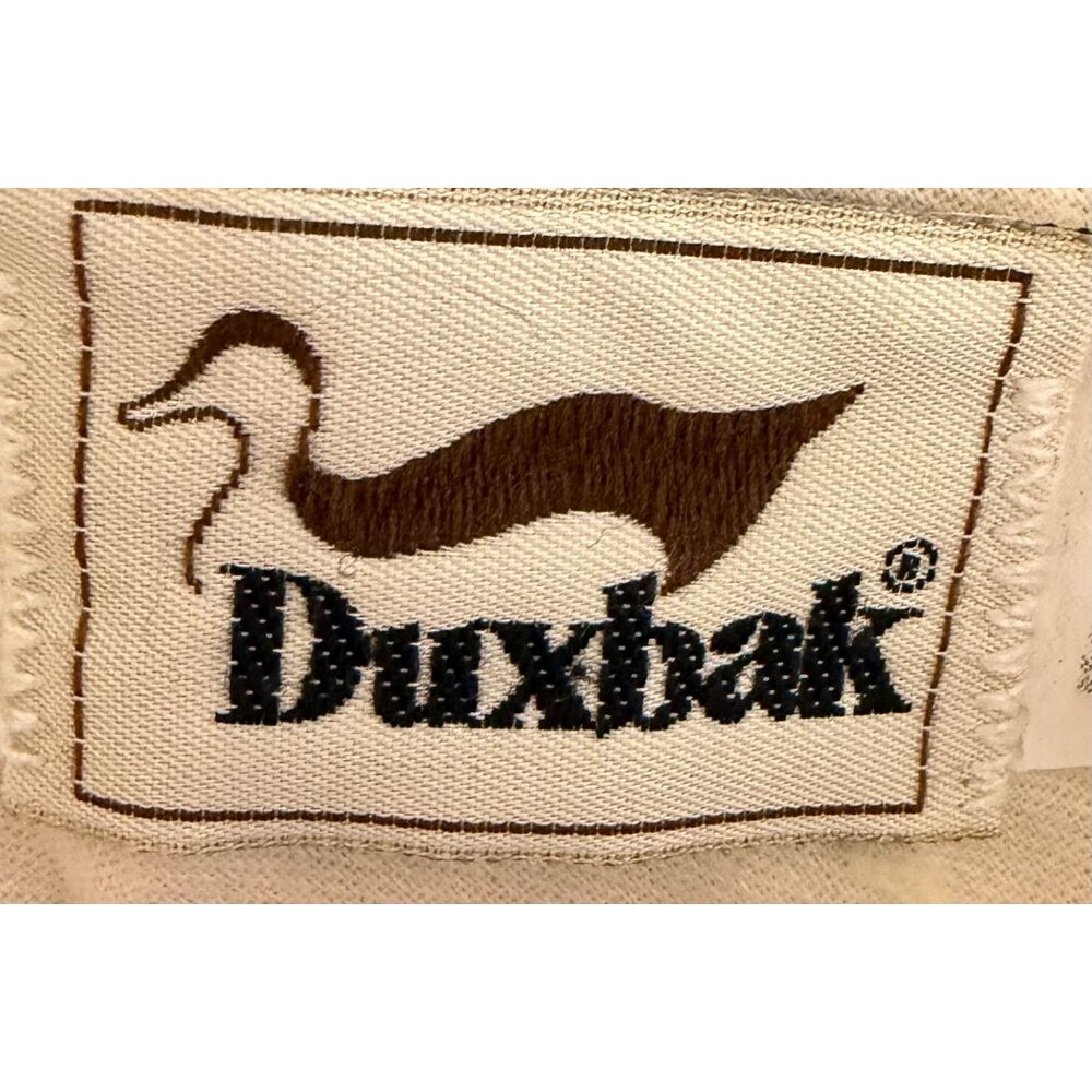 Vintage Duxbak Heavy Canvas Hunting Pants Outdoor Bird Brush Field 34 Brown - Picture 3 of 3